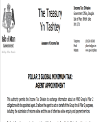 Isle of Man Pillar 2 Global Minimum Tax: Agent Appointment Form thumbnail