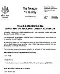 Isle of Man Pillar 2 Appointment of Replacement DFE Form thumbnail