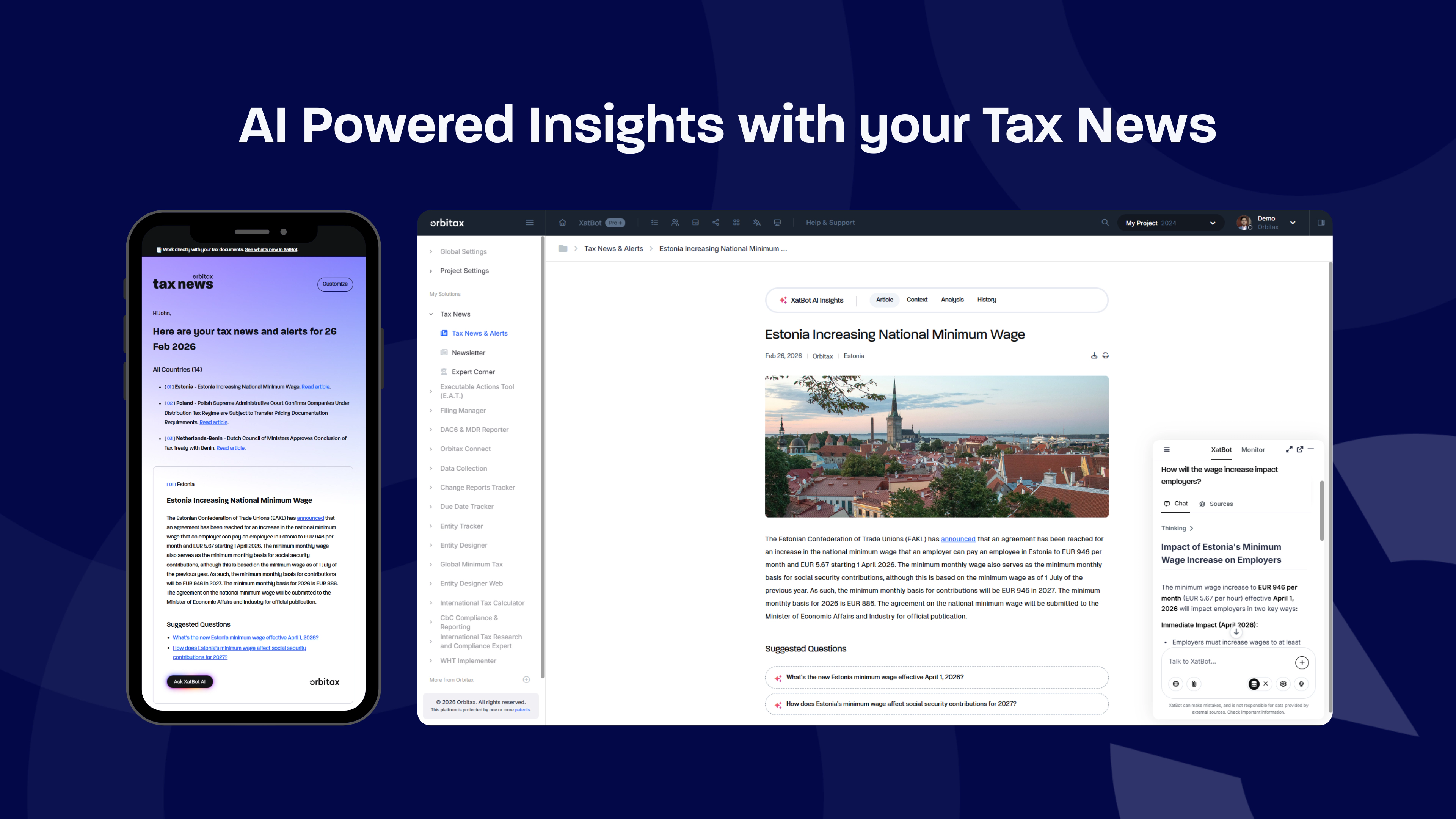 ai powered tax news with orbitax