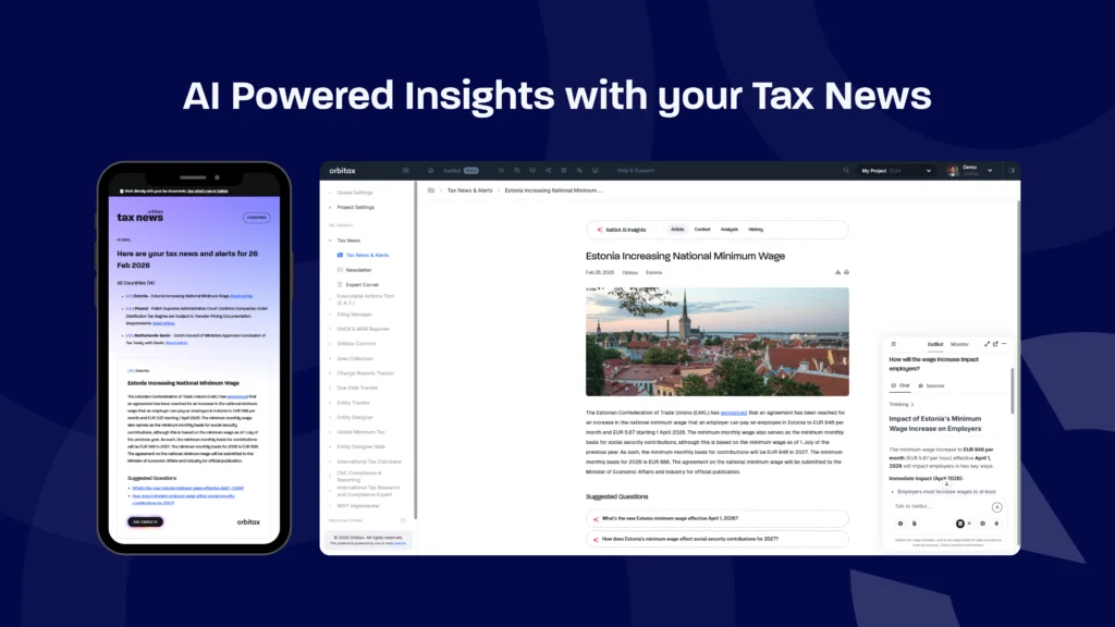 ai powered tax news with orbitax